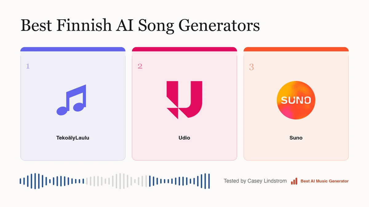The three routes to a Finnish song, in the order I would pick them