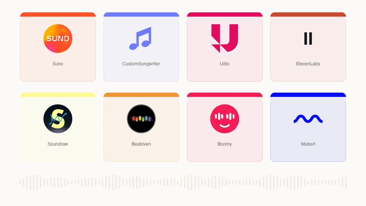 The logos of the eight tools compared in this guide
